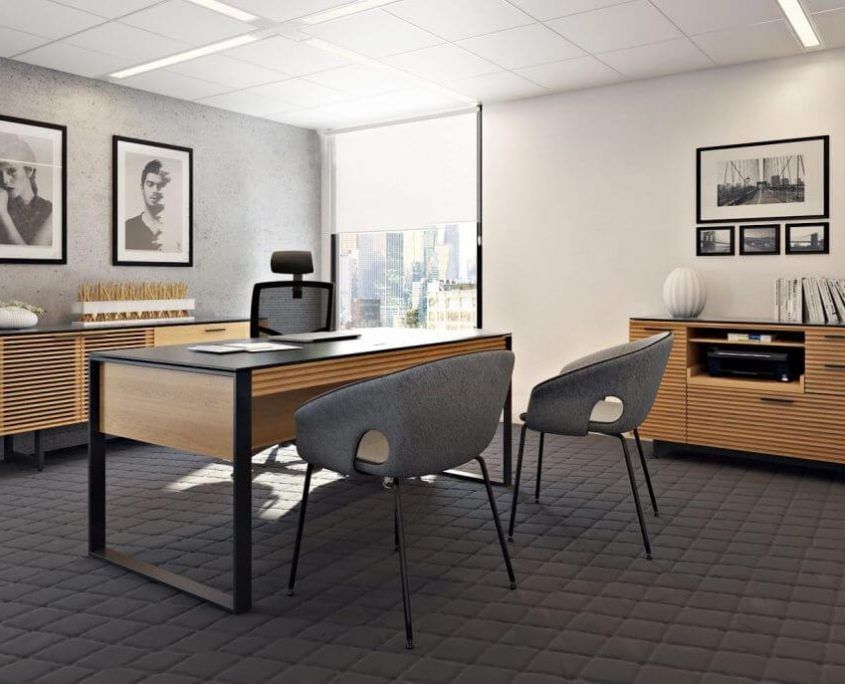 Office Roomset for Chairs 3D Modeling Project