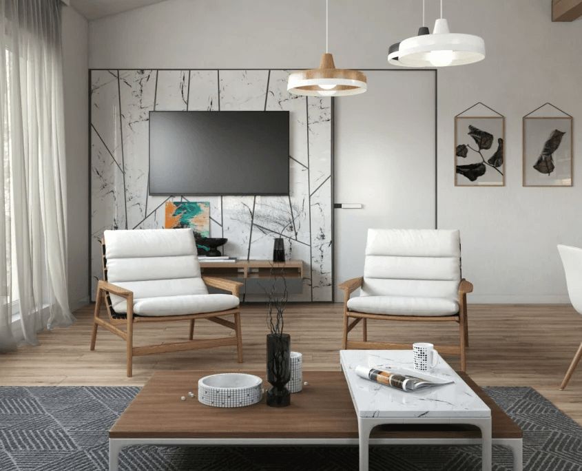 Applying materials to a 3D scene