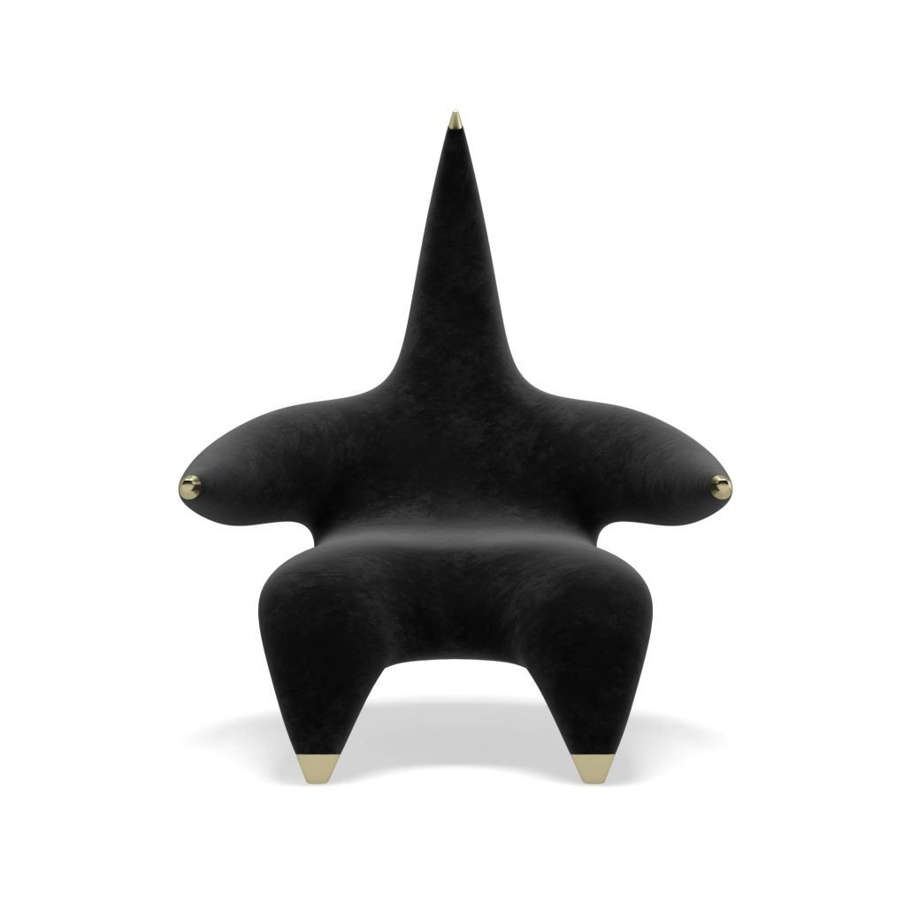 Silo Shot On White Background Of Armchair Design