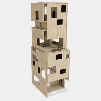 3D Model of Pet Furniture