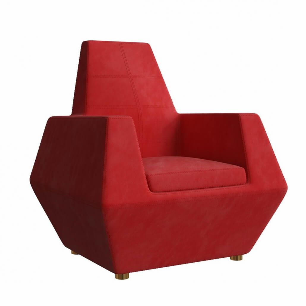 3D Product Rendering for an Armchair