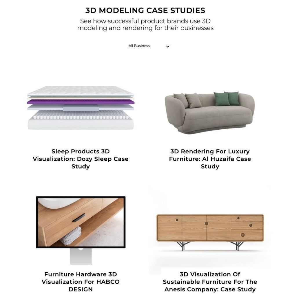 Product 3D Modelling Case Studies