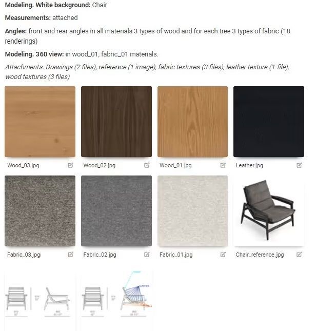 Brief for 3D Modeling