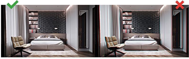 Post-Production of 3D Rendering of Furniture and Decorative Objects