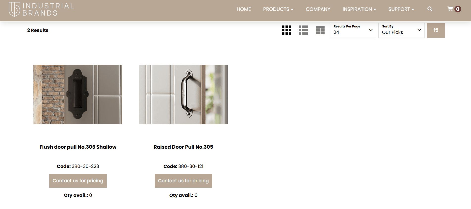 Door Hardware CGI for a Website Product Page