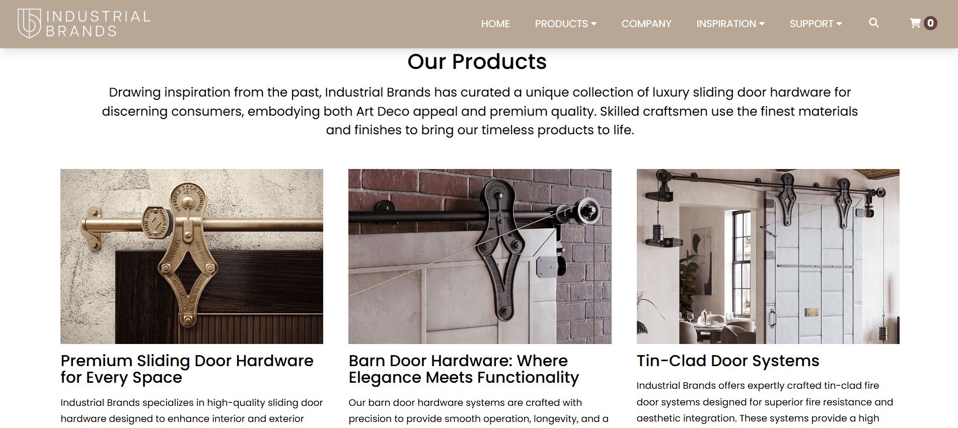 Door Hardware CGI for a Site