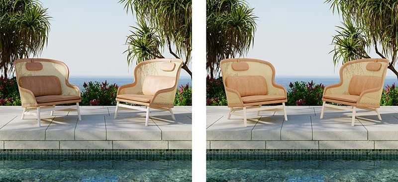 Good and Bad Lighting for Furniture 3D Scene