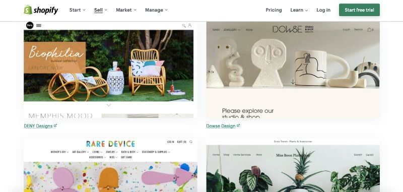 A Shopify Online Selling Platform Where People Sell and Buy Furniture and Accessories