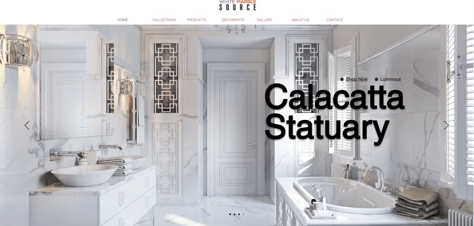 CG lifestyle rendering showcasing marble tiles in a promotional campaign layout to support product collection marketing.