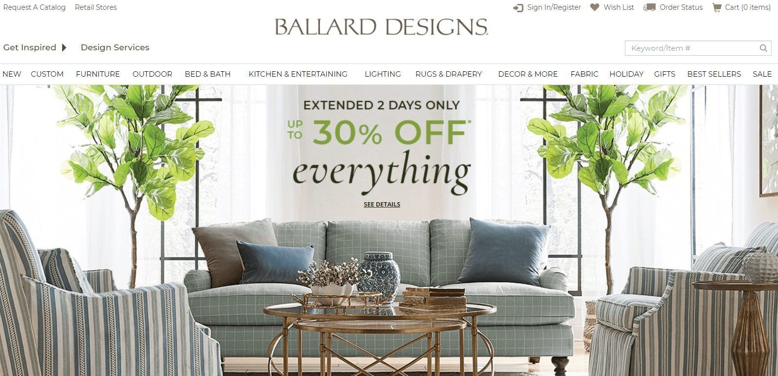 Furntiure Website Ballard Designs