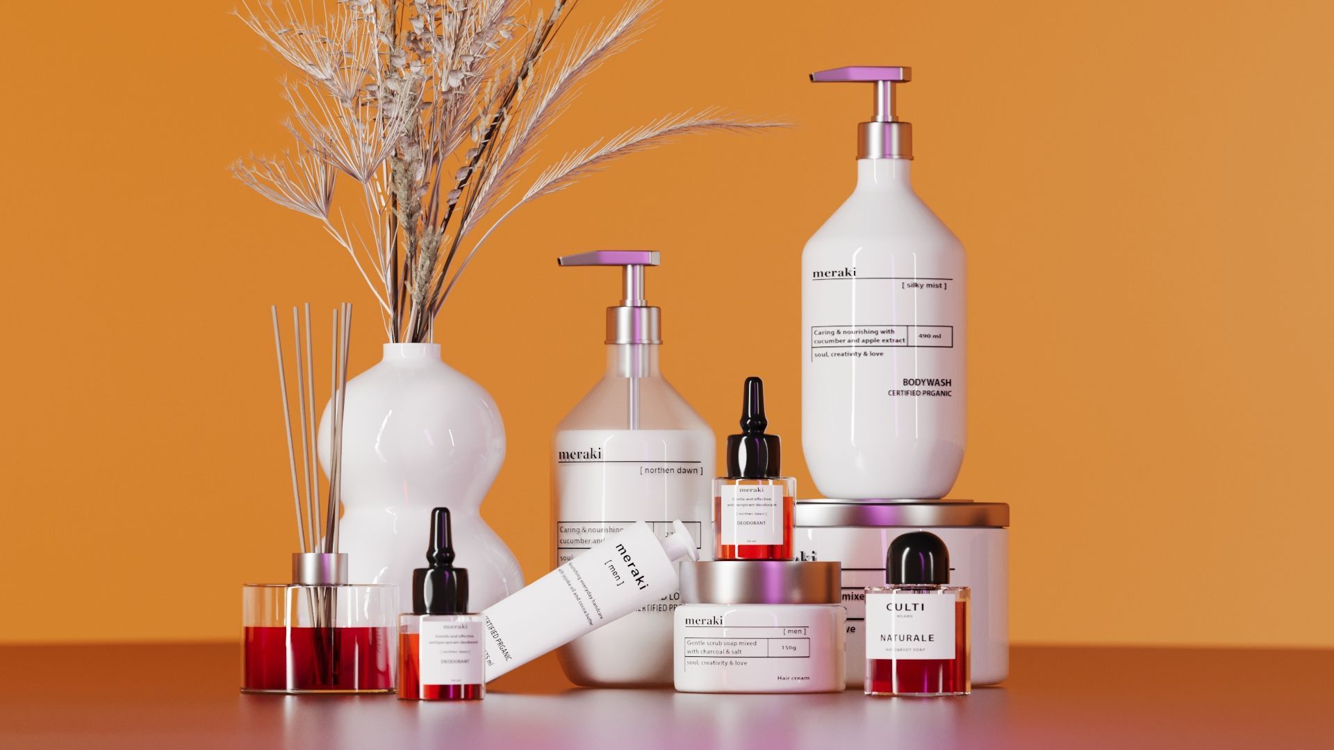 CPG Fragrances 3D Render