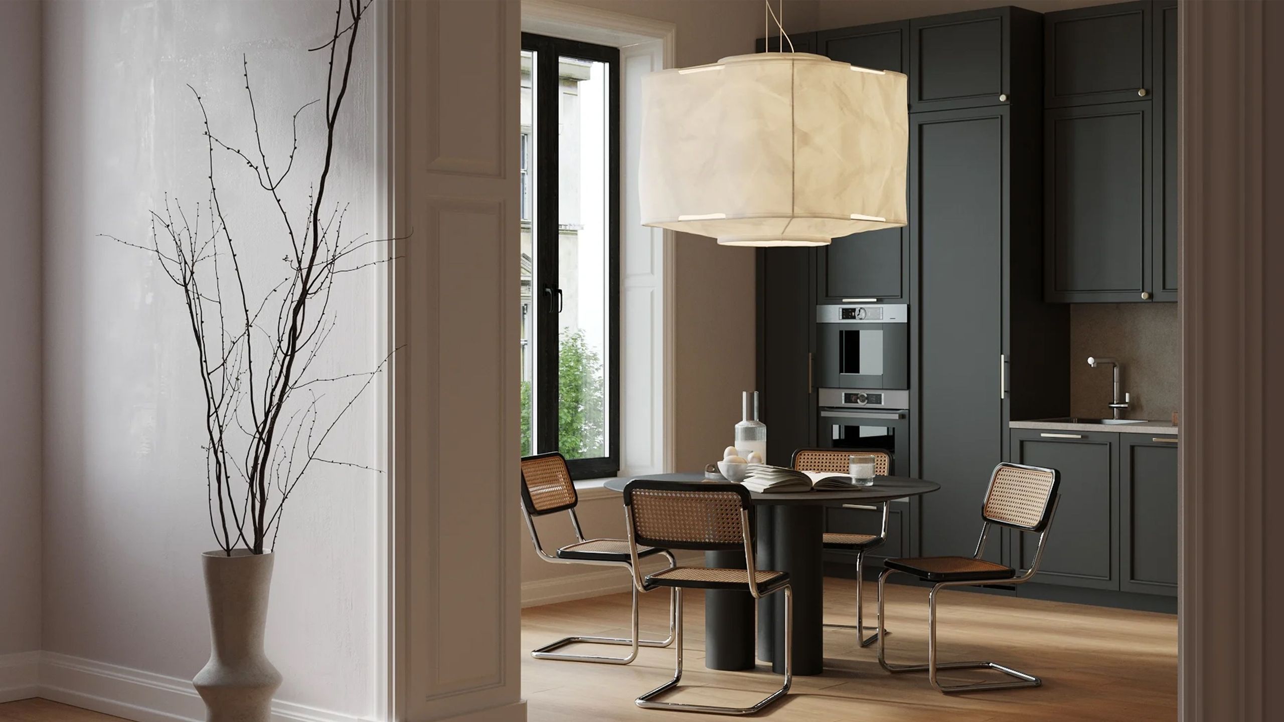 Lifestyle 3D Render of a Lighting Fixture