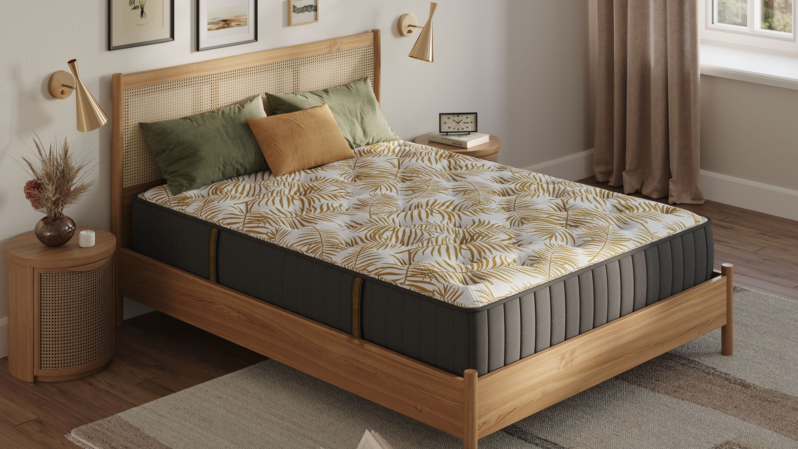 High-quality Lifestyle 3D Render of a Mattress