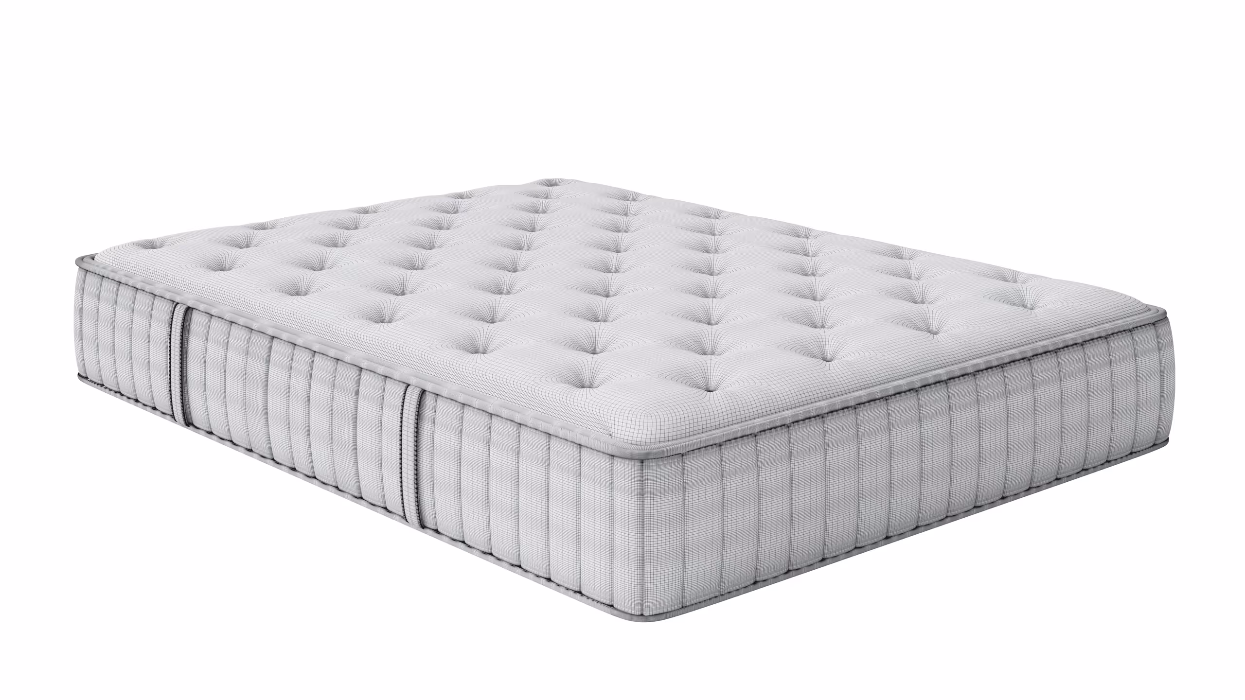 High-quality 3D Model of a Mattress