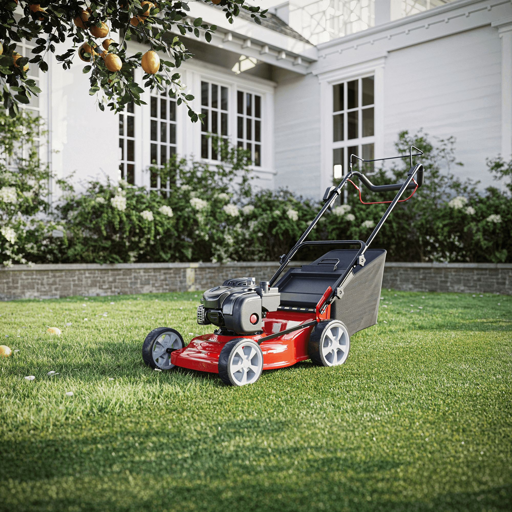 Lifestyle CGI for a Lawn Mower