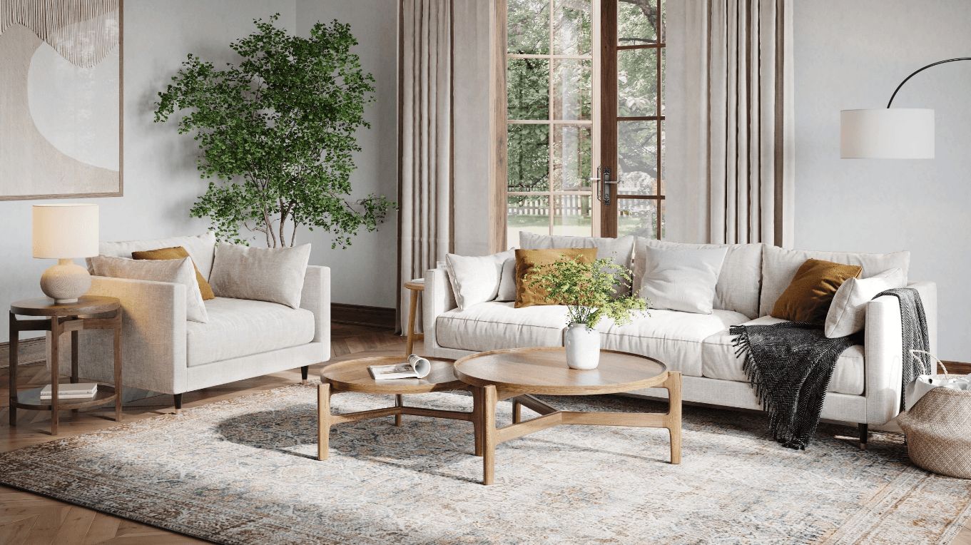 Upholsetred Furniture 3D Rendering