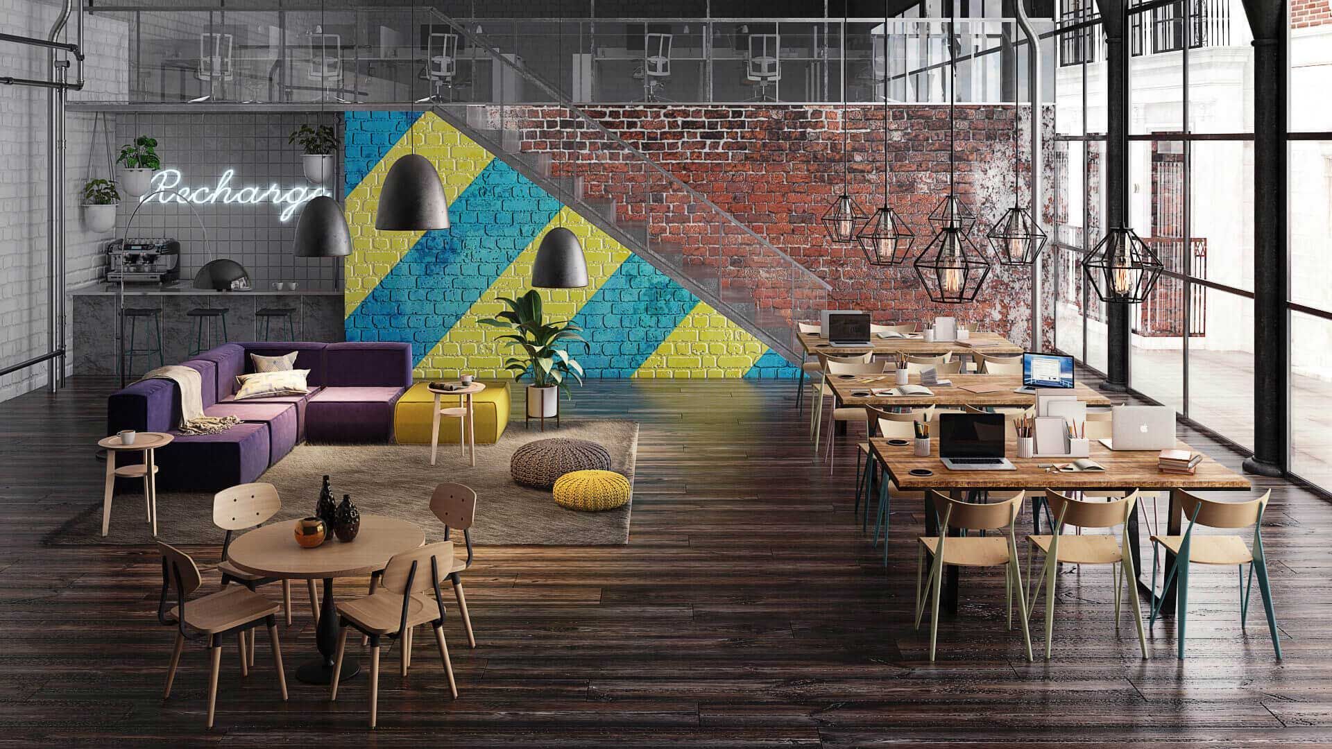 An Animation Shot for the Office Furniture Design