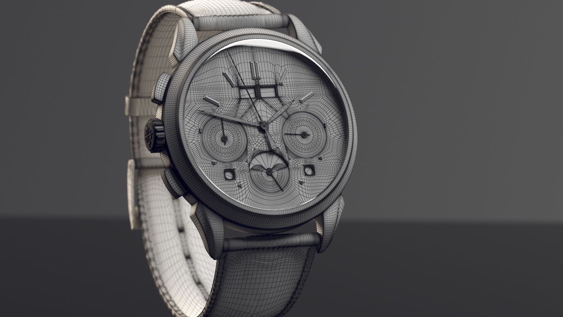 Optimized 3D Model of a Watch