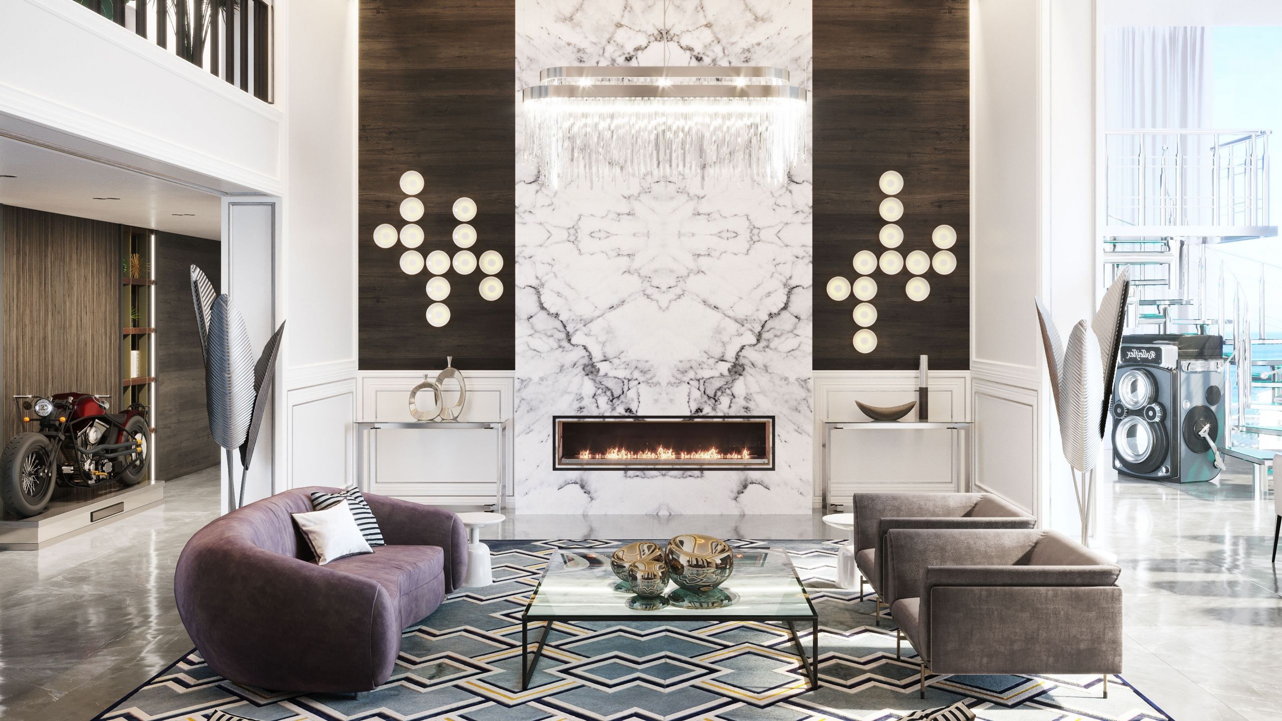 A Shot of a Living Area from a Product 3D Video