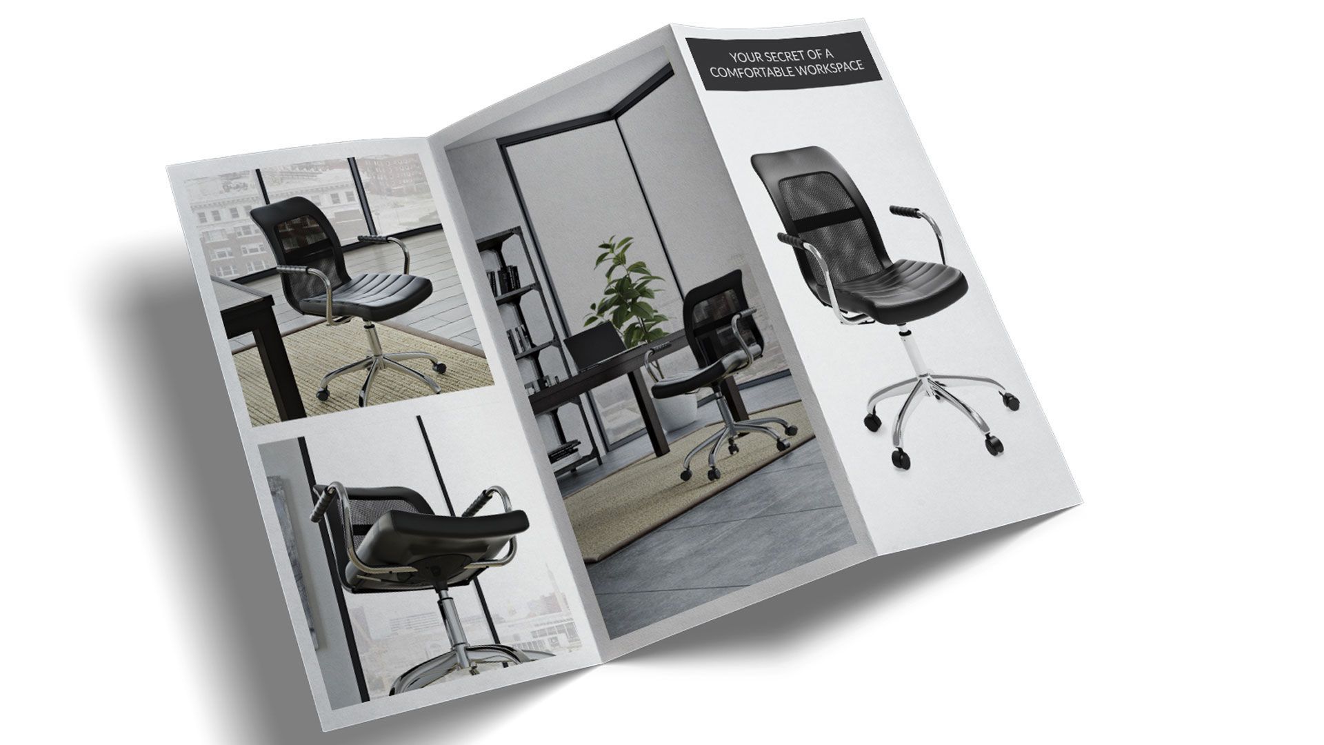 A Collateral Brochure with the Chair Advert