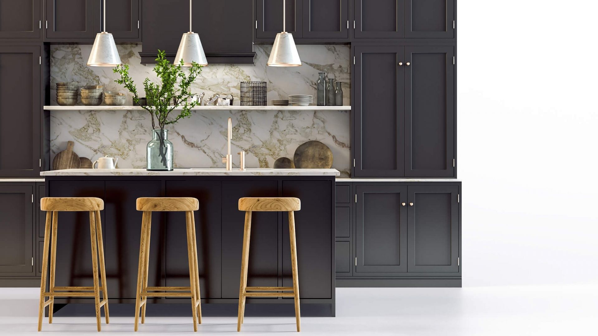 Product CGI of Kitchen Furnishings Created without Photography