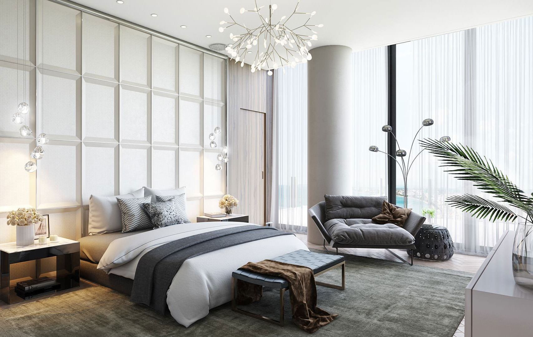 3D Models of a Bed and Matching Pieces