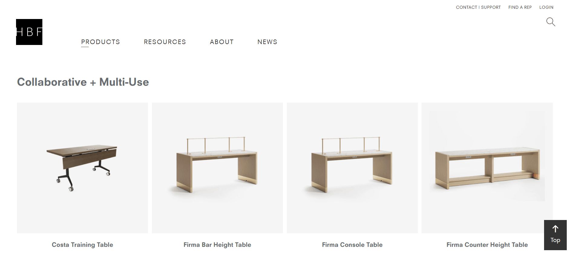 Furniture Rendering for HBF Website Product Listing