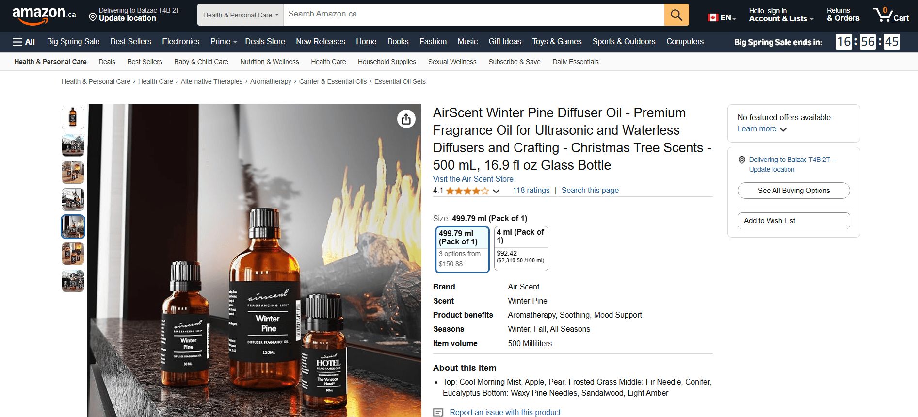 Fagrance CGI for Alpha Aromatics Amazon Page