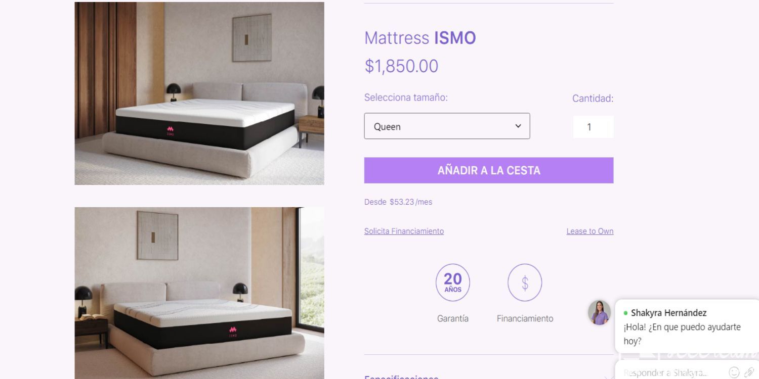 CGI for a Sleeping Furniture Website