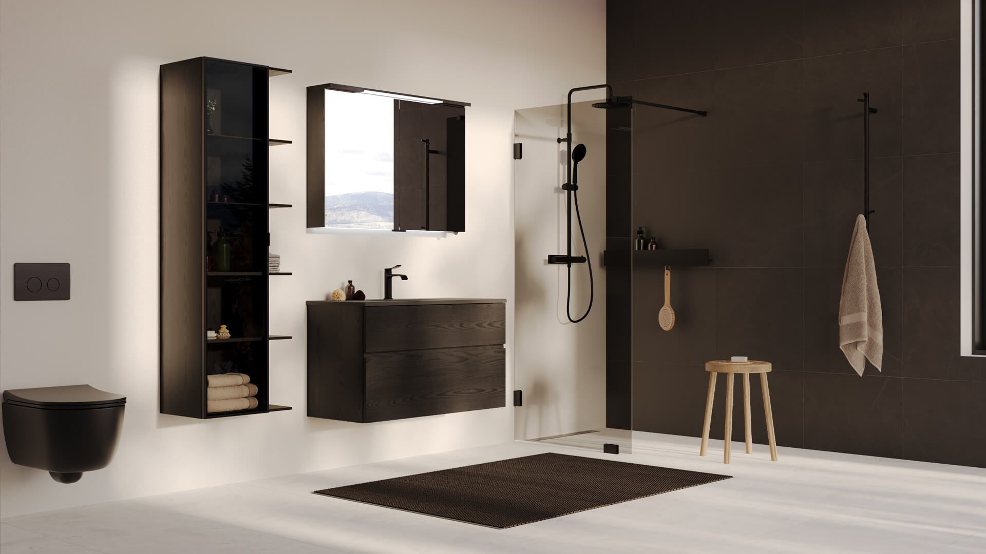 Bathroom Interior Lifestyle 3D Render