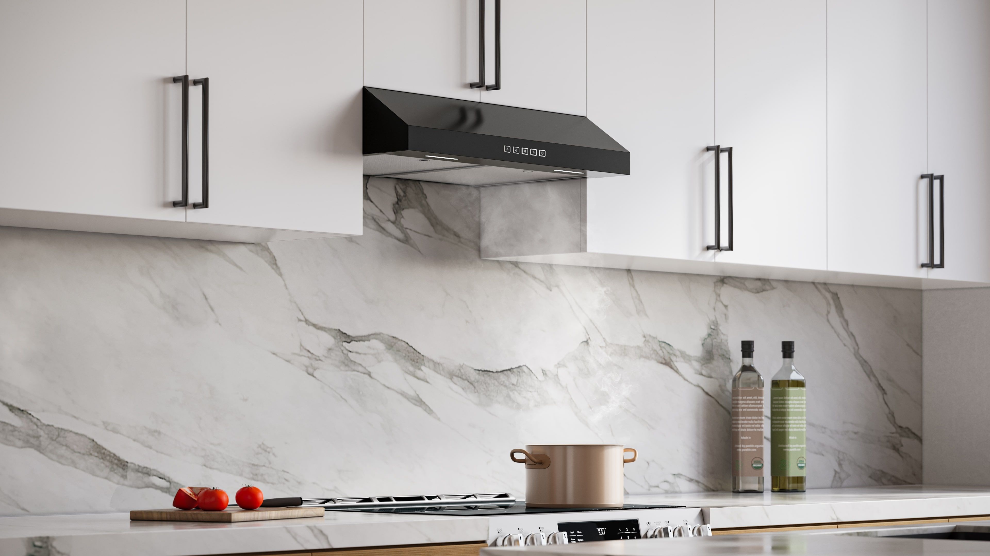 Range Hood Close Up Render