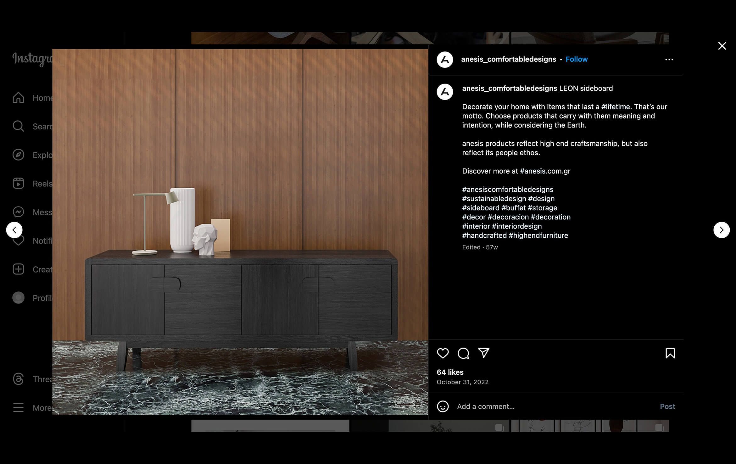 3D Rendering of Furniture for SMM