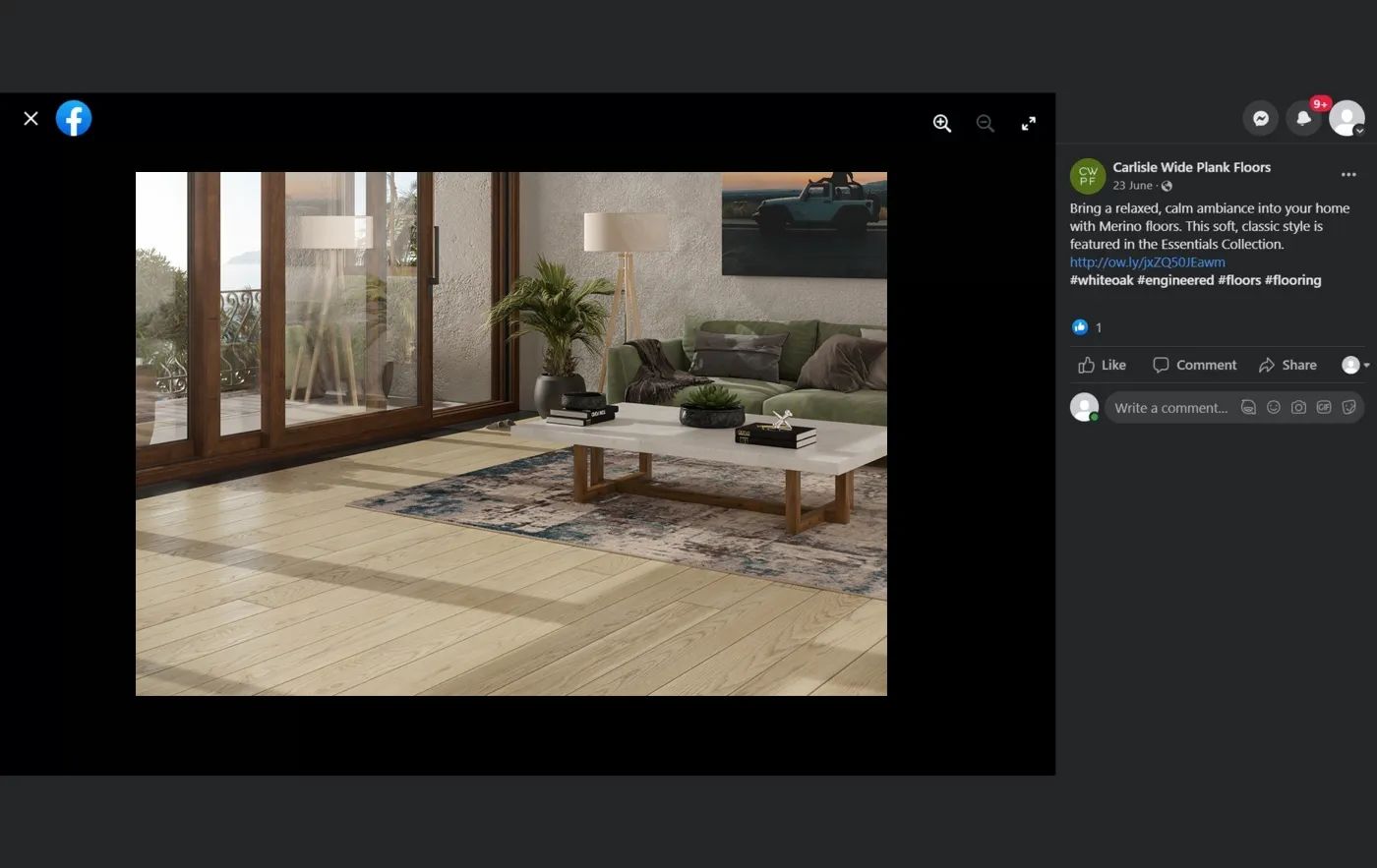 3D Visualization Project for Facebook Marketing