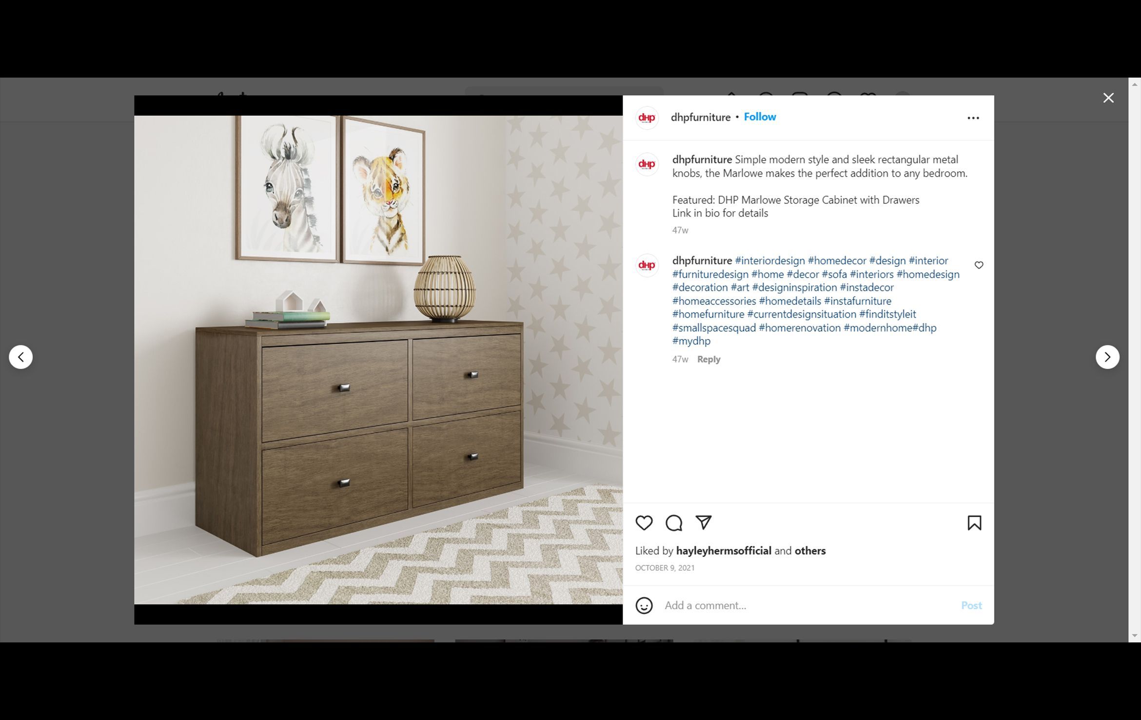 3D furniture modeling and rendering of a modern storage cabinet with drawers, showcasing 3D interior visualization and photorealistic CGI.