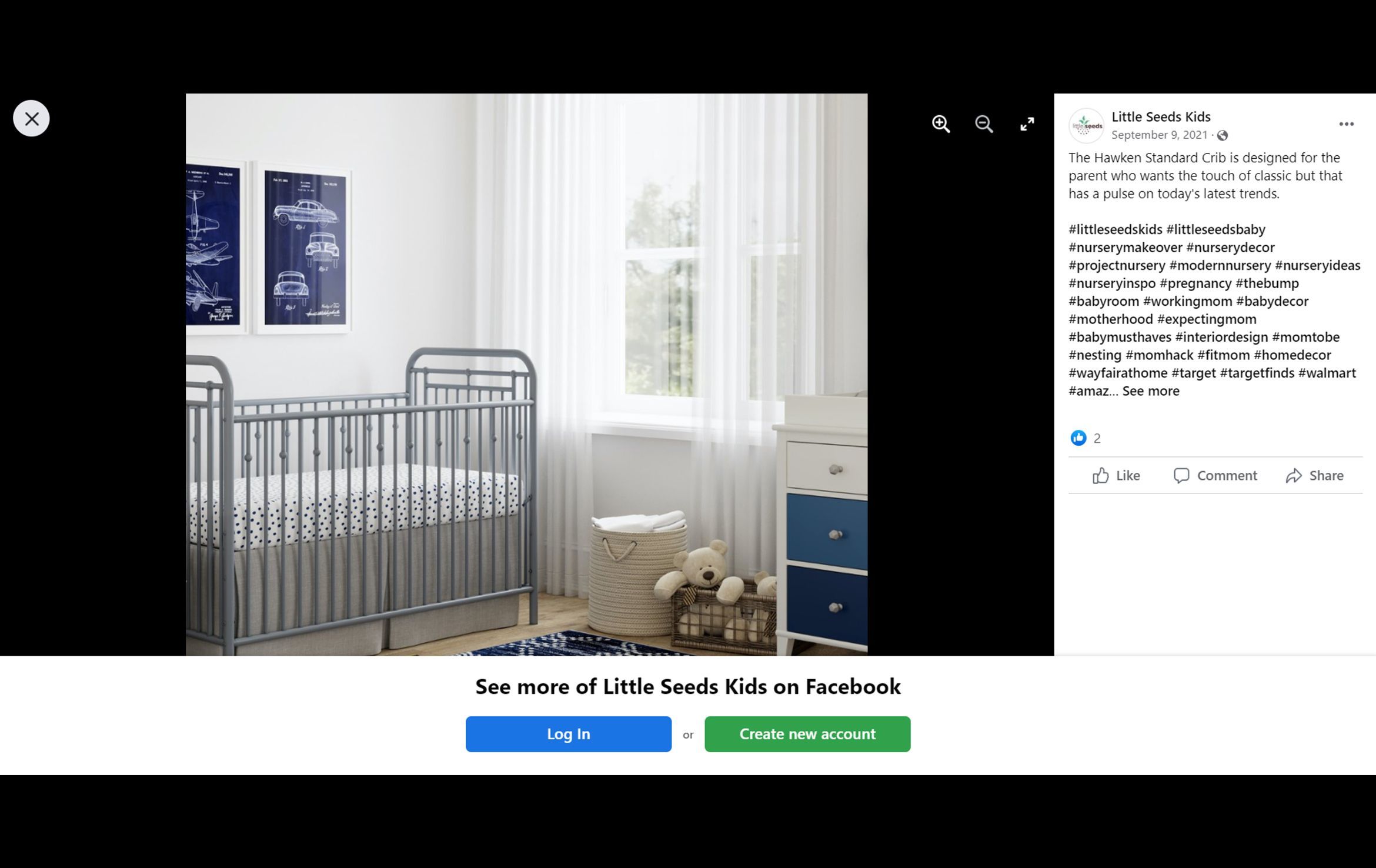3D furniture modeling and rendering of a modern nursery featuring a crib, showcasing 3D interior visualization and realistic furniture rendering.