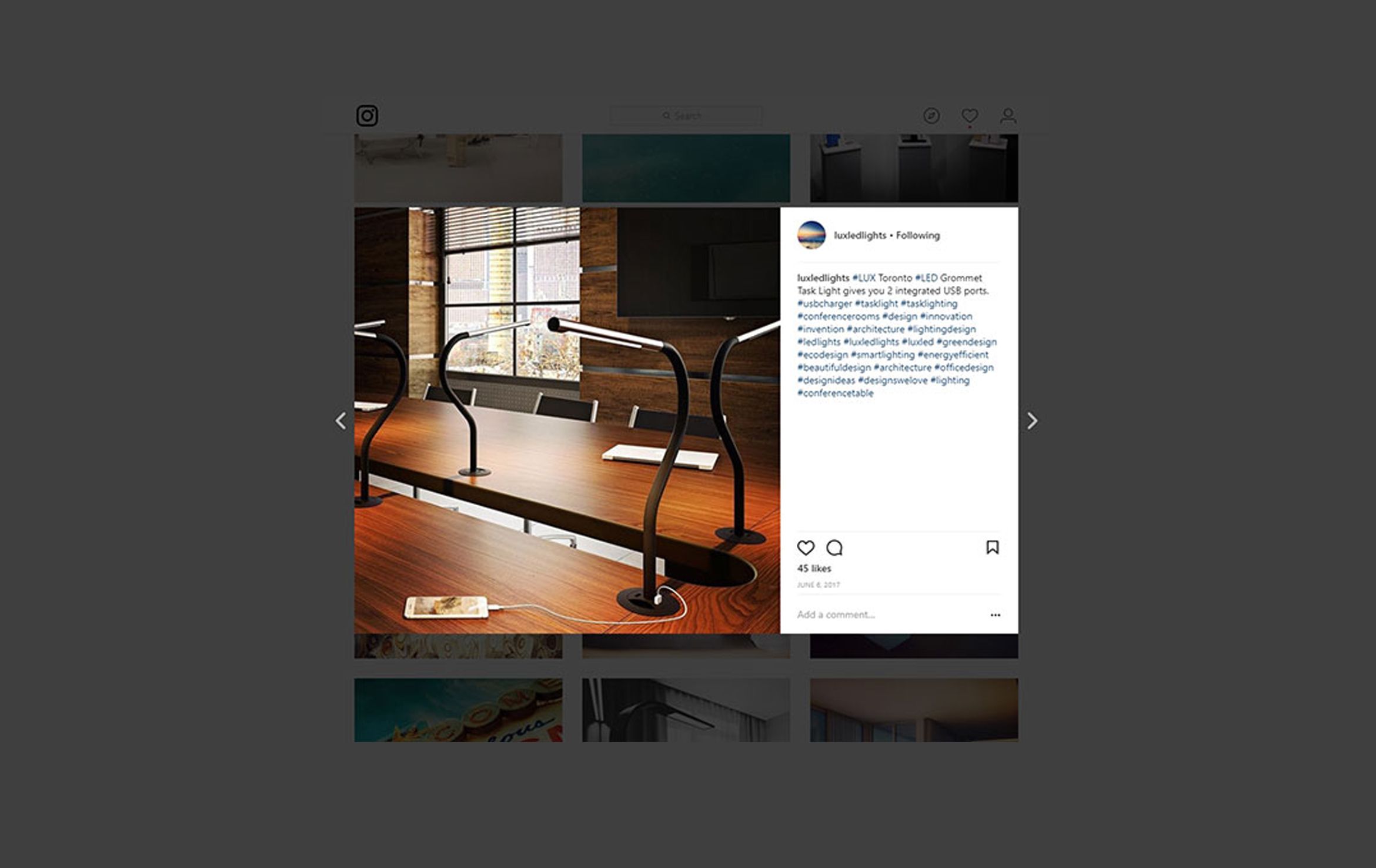 3D furniture modeling and rendering showcasing a modern conference room with sleek lighting and wooden table, highlighting 3D interior visualization and photorealistic rendering.