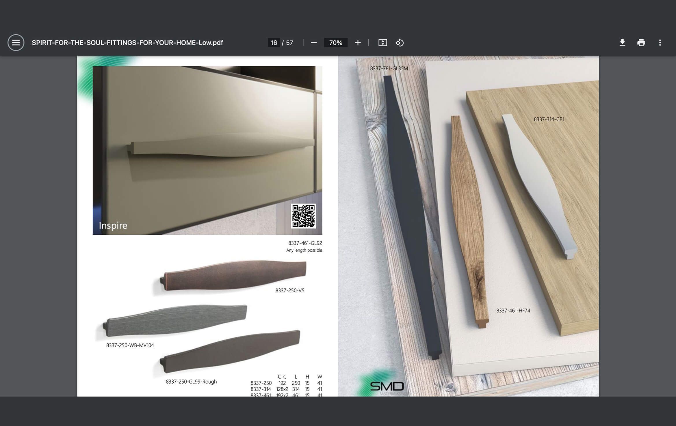 3D furniture visualization showcasing modern handle designs with realistic rendering and high-quality 3D modeling.