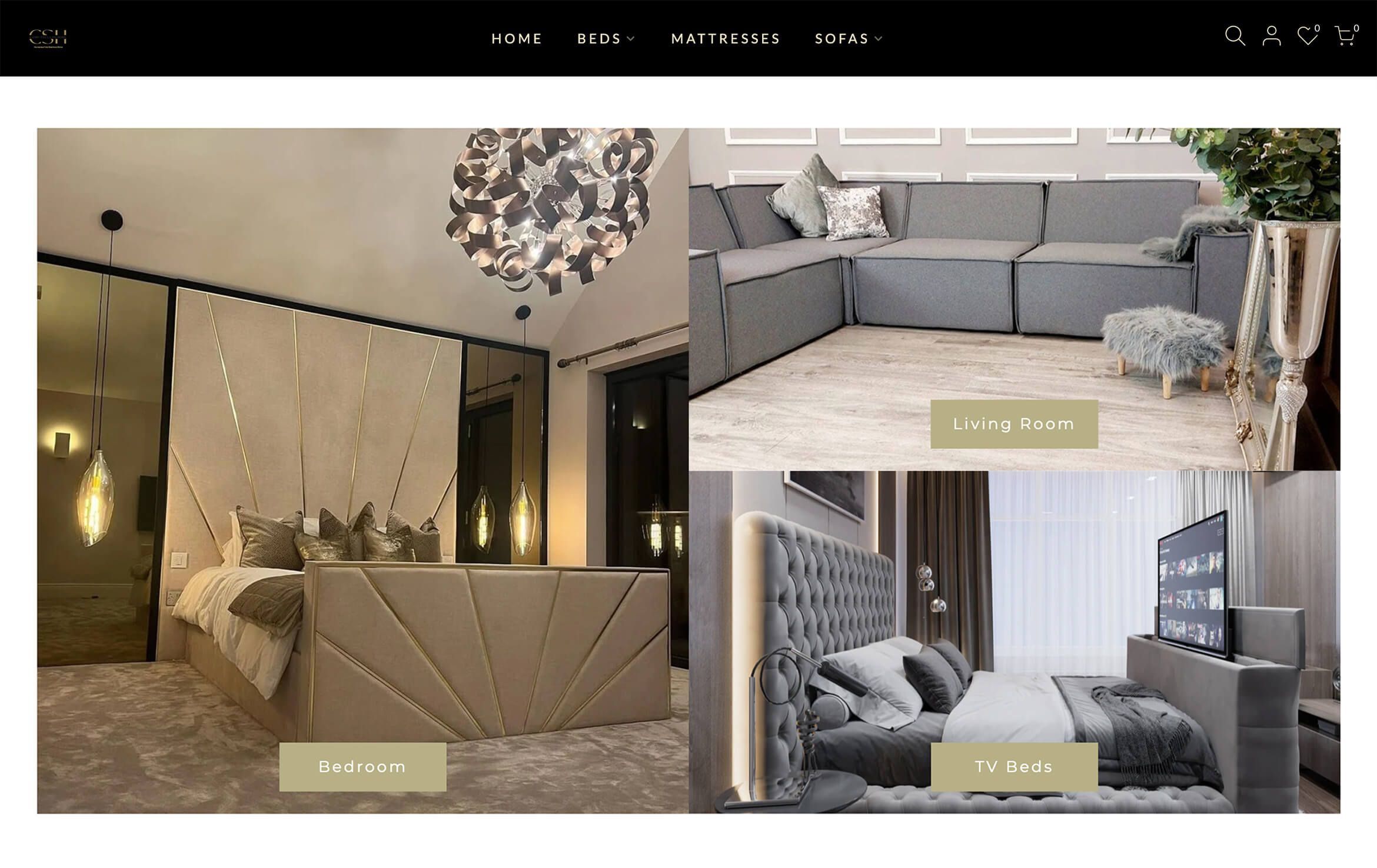 Handcrafted Beds CGI for CSH Website