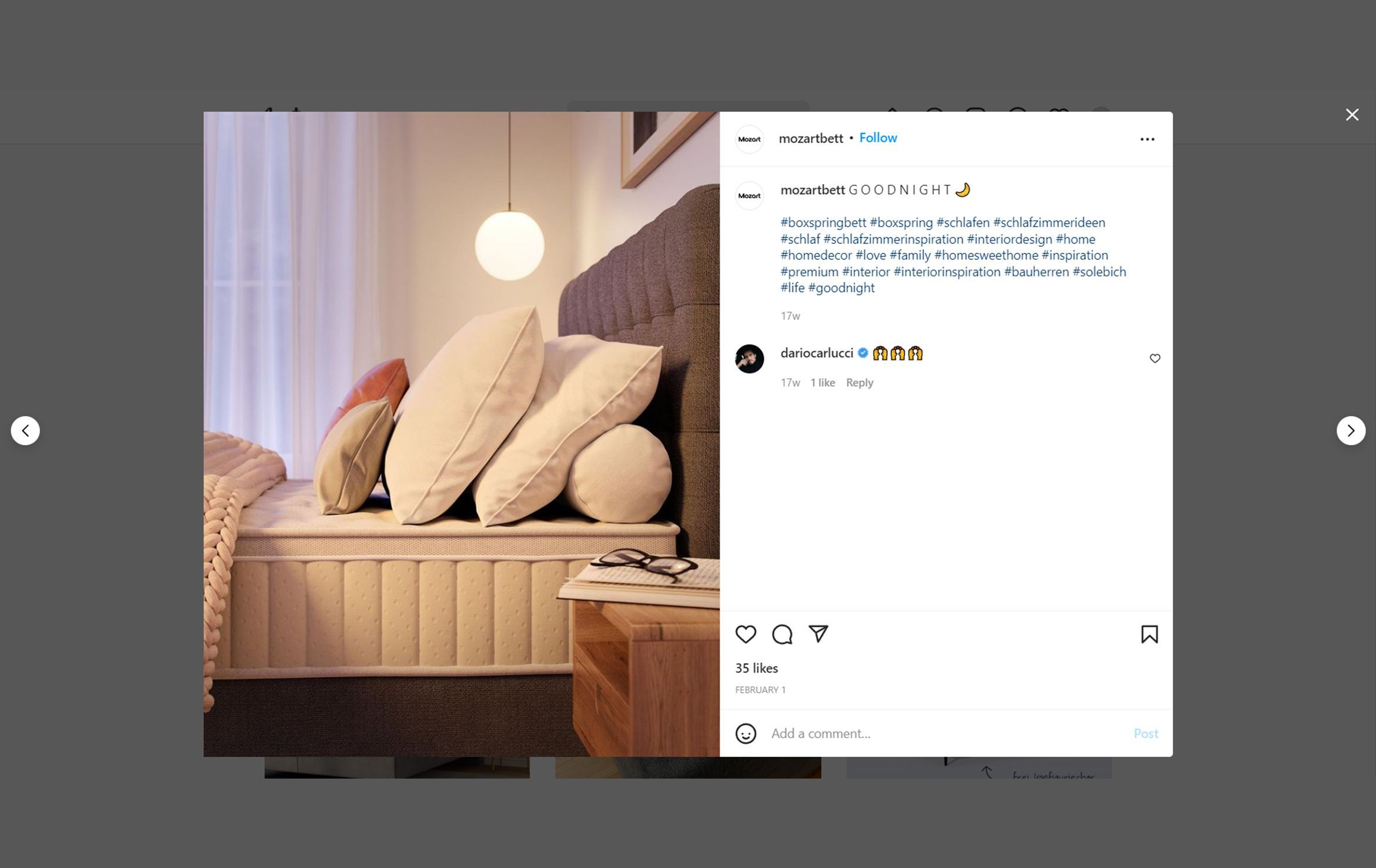 3D furniture modeling and rendering showcasing a cozy bedroom interior with pillows and a bed, highlighting photorealistic visualization and CGI rendering.