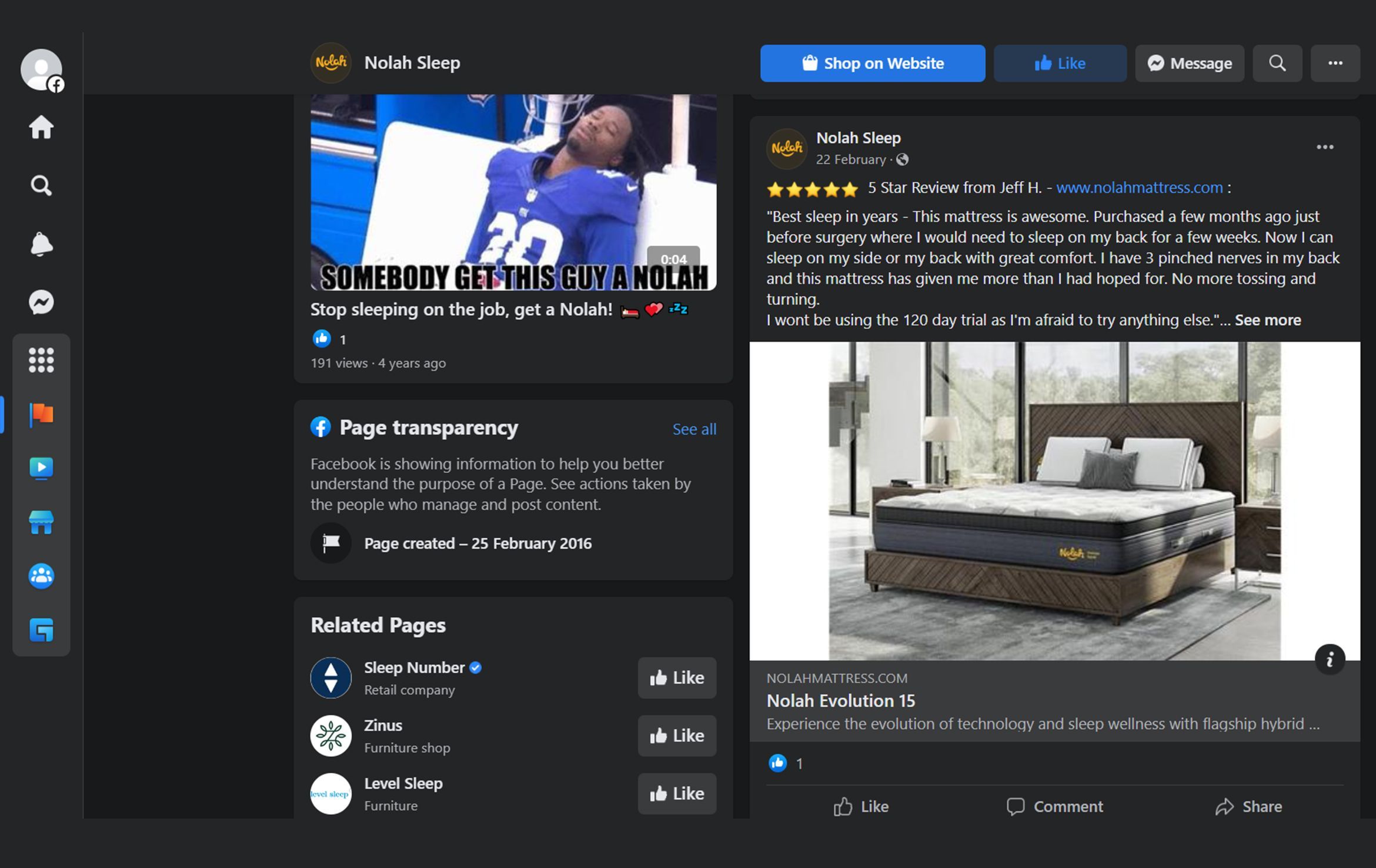 Usage of Mattress Lifestyle CGI in SMM