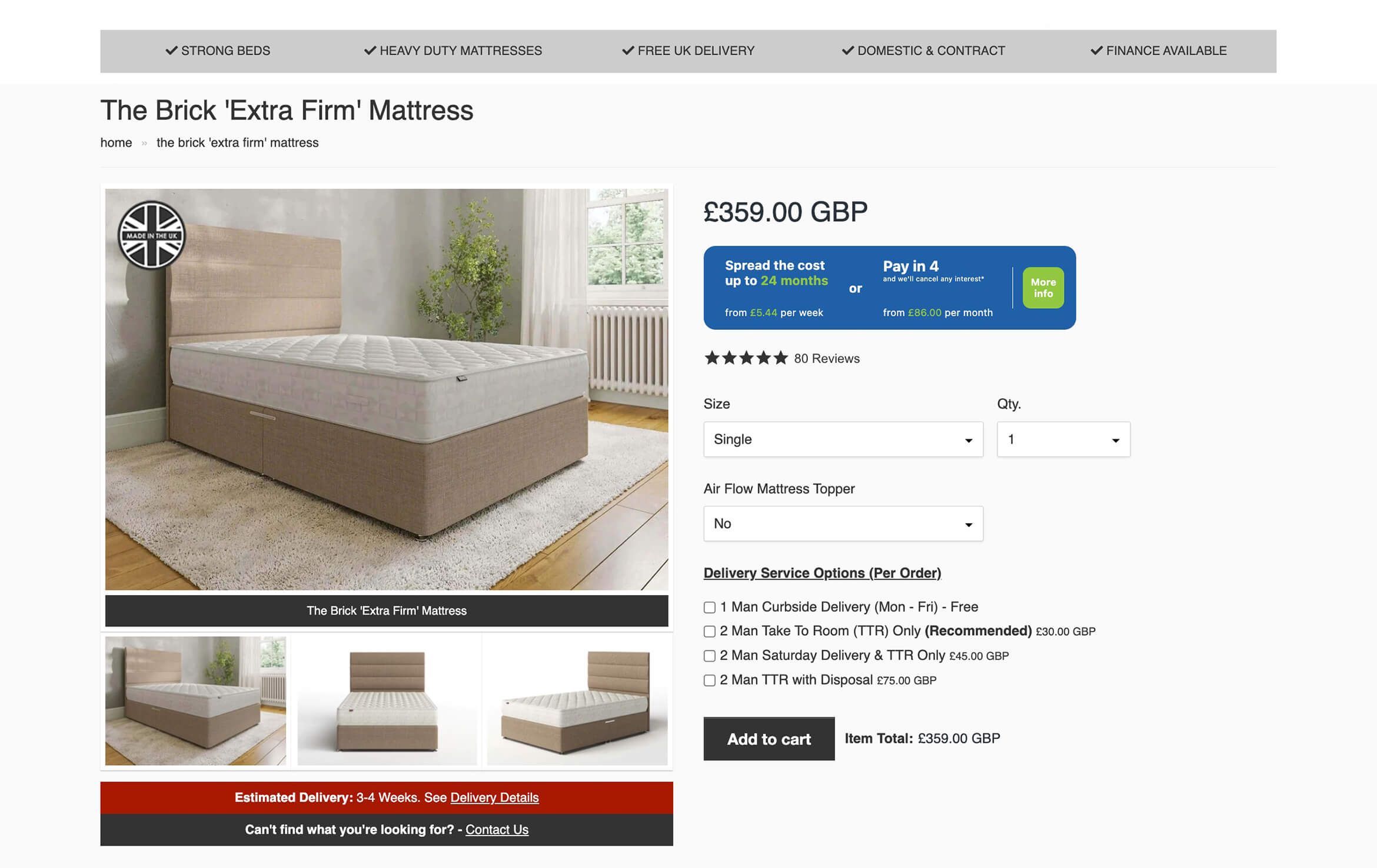 CG Renders for Reinforced Bed Website