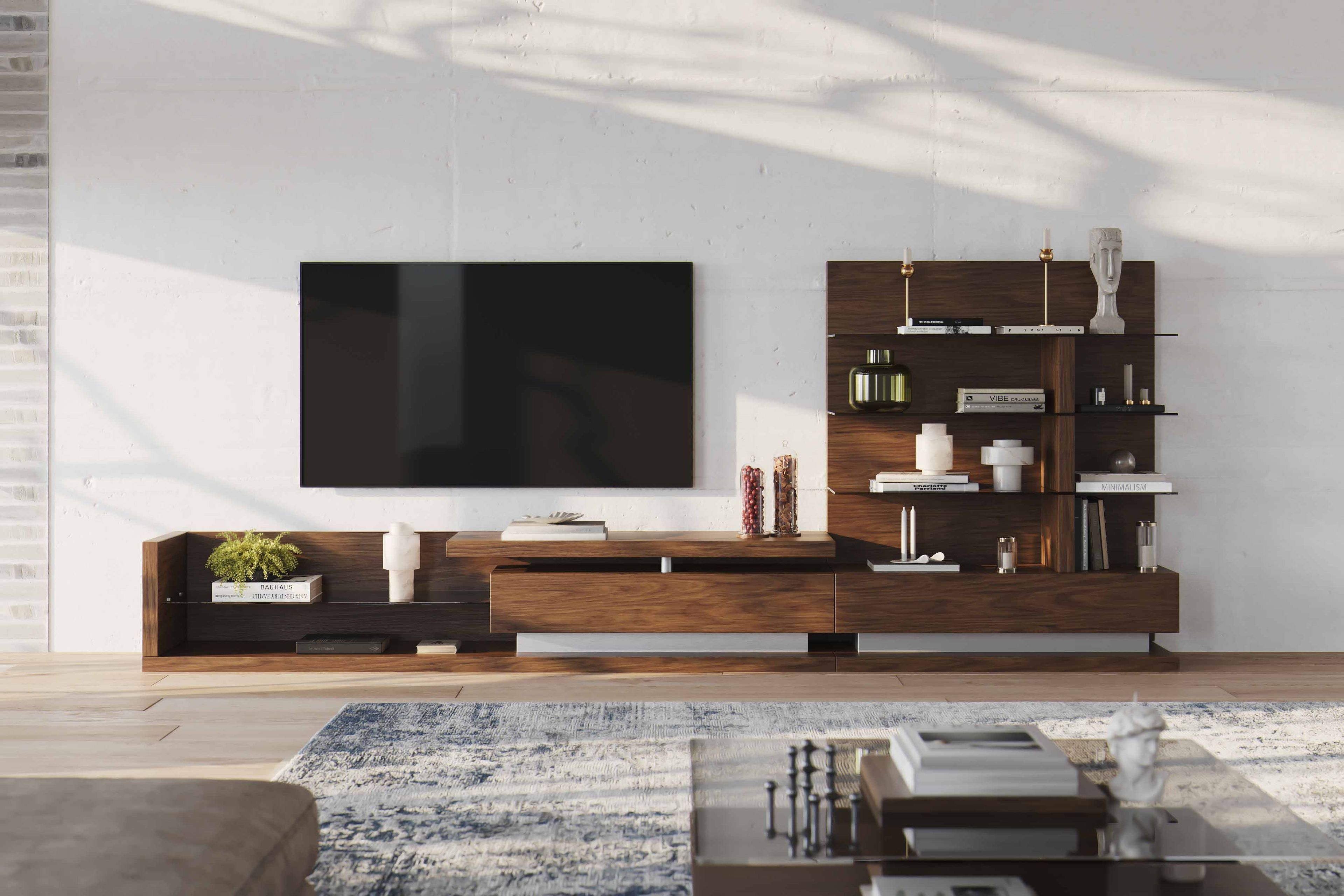 Media Console Lifestyle Render