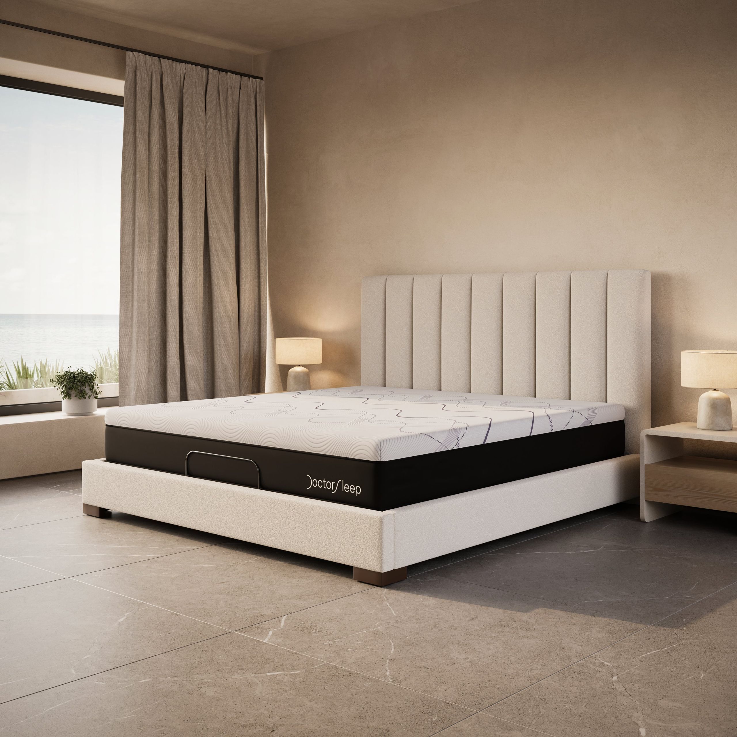 Double Mattress Lifestyle 3D Render