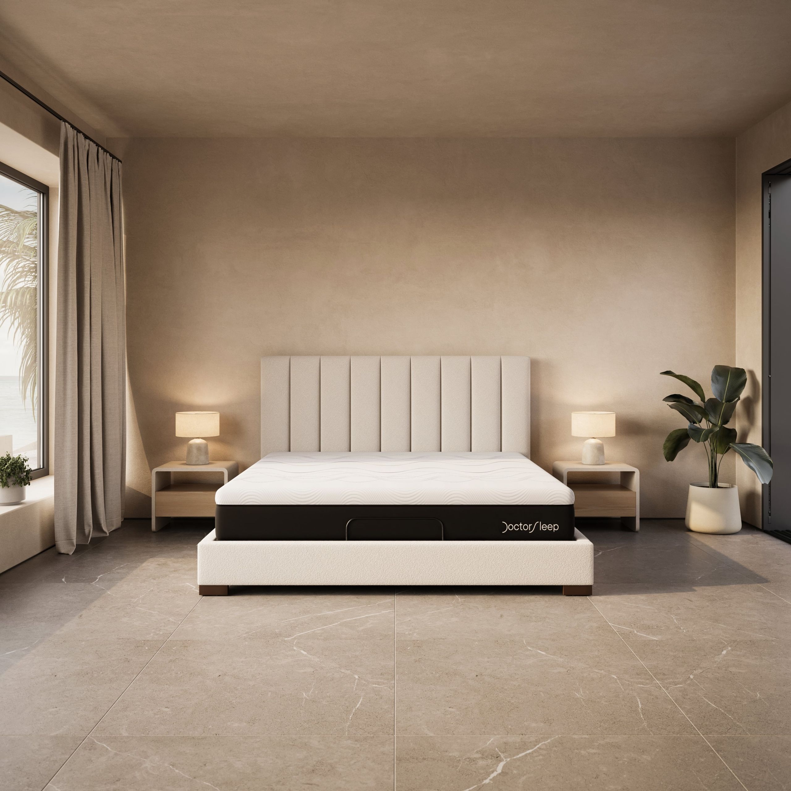 Double Mattress Lifestyle 3D Rendering