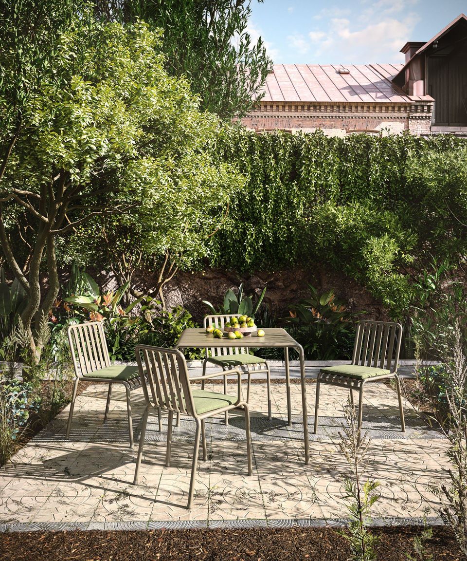 Outdoor Furniture Set Lifestyle CGI