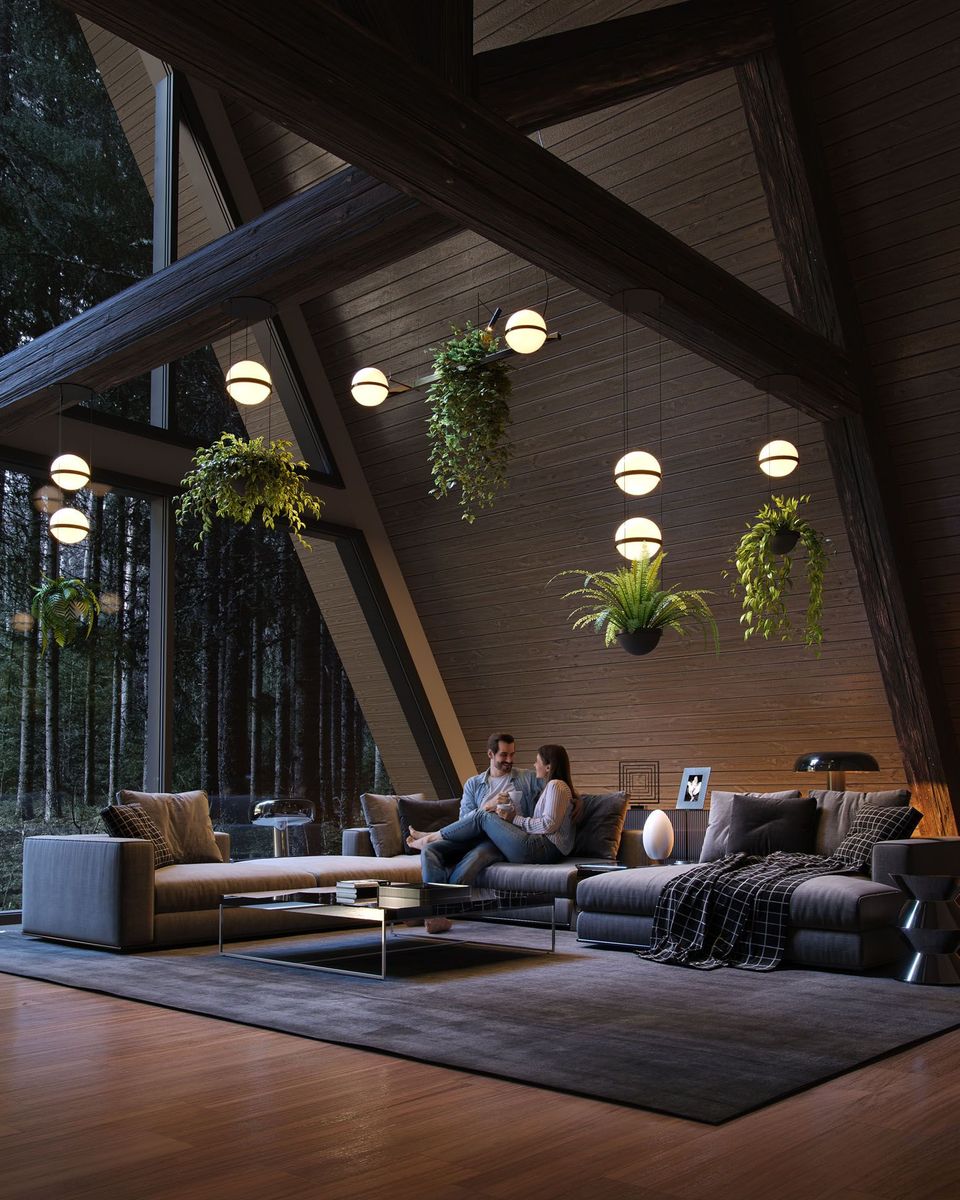 3D lifestyle visualization showcasing a modern living room with realistic furniture rendering, featuring bespoke 3D furniture modelling and photorealistic CGI.