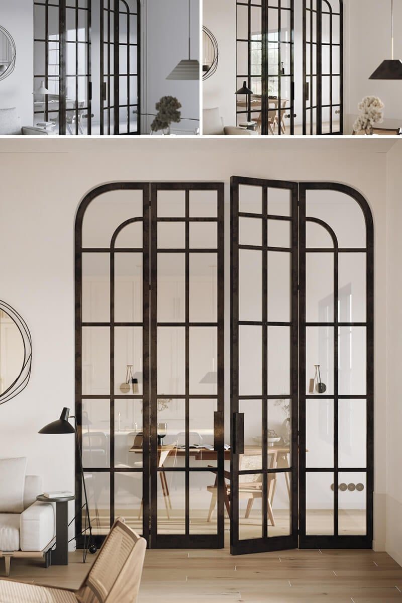 High-quality 3D rendering showcasing modern furniture in a photorealistic interior setting, highlighting 3D furniture modeling and visualization.