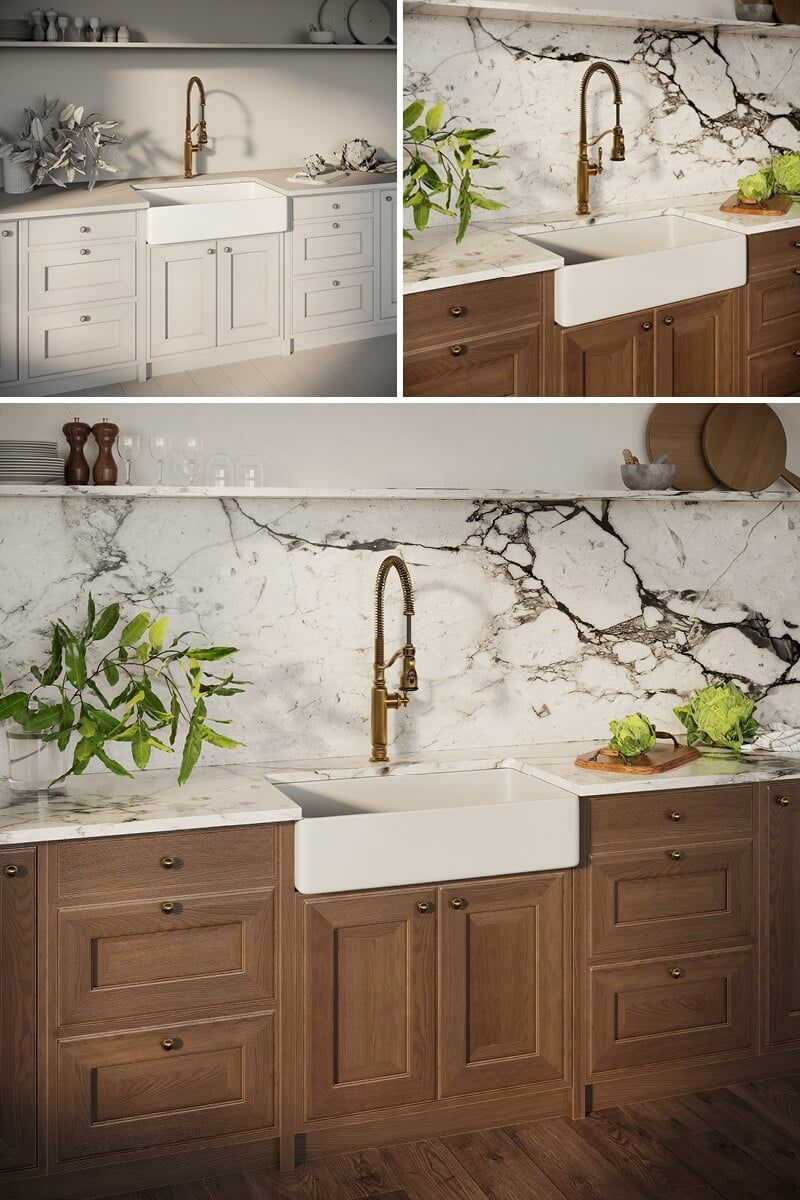 High-quality 3D kitchen interior rendering showcasing realistic furniture modeling and photorealistic visualization