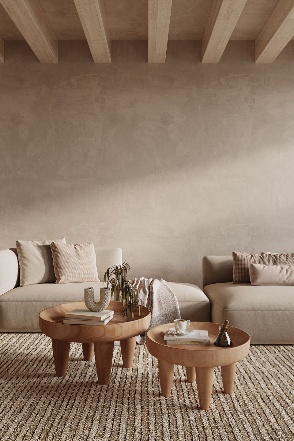 Lifestyle 3D Visualization of Coffee Tables