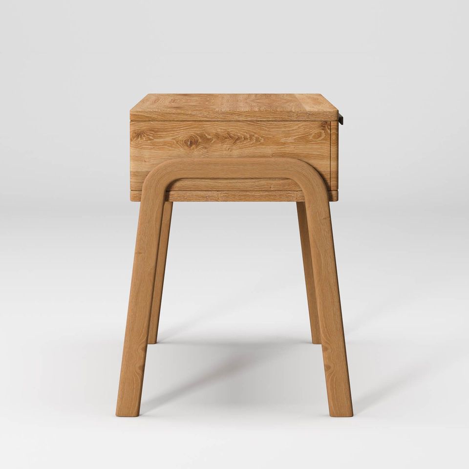 High-quality 3D rendered image of a wooden stool showcasing 3D furniture modeling and photorealistic rendering.